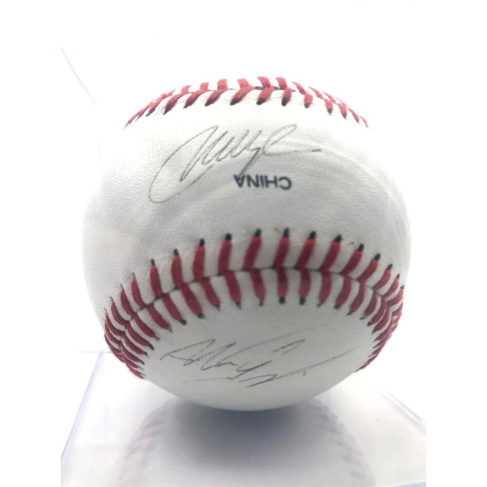 Nomar Garciaparra & Mo Vaughn Boston Red Sox Dual Auto Baseball